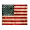 Stupell Industries US American Flag Rustic Pattern Canvas Wall Art